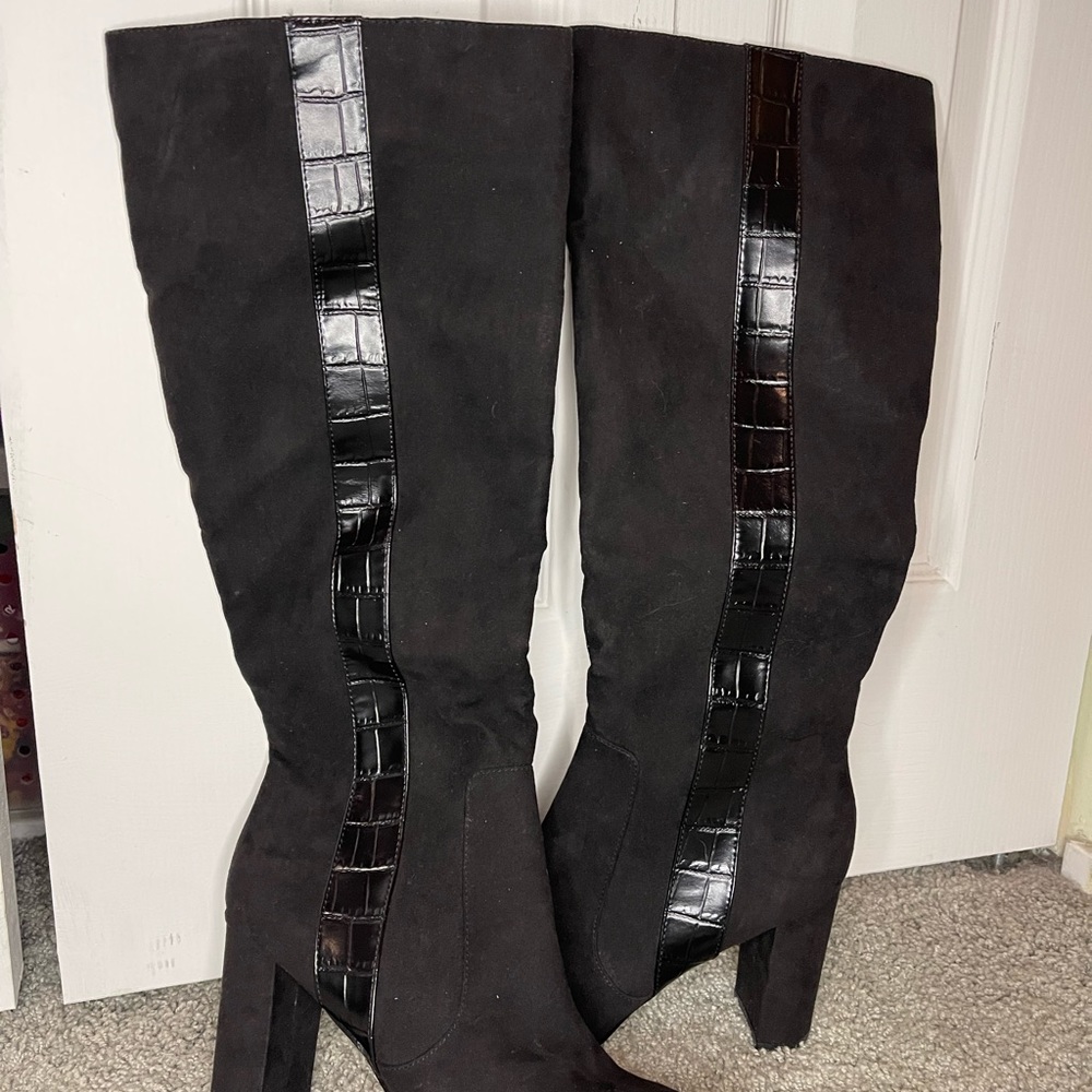 14th & Union Jacki Tall Block Heel Boot 8.5 - image 7